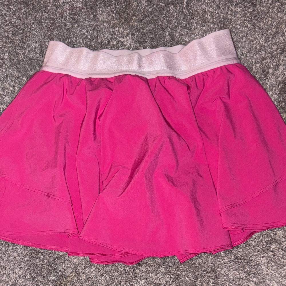 Lululemon Pink Power Pivot Skirt